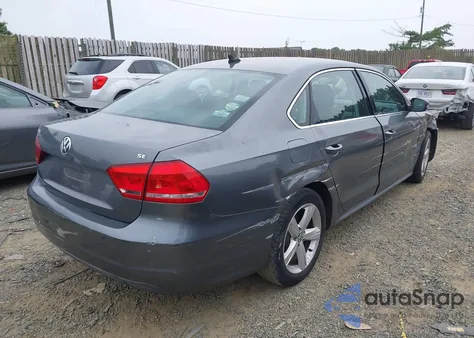 2013 Volkswagen Passat 2.5L Se from USA, damaged, VIN 1VWBP7A36DC104919